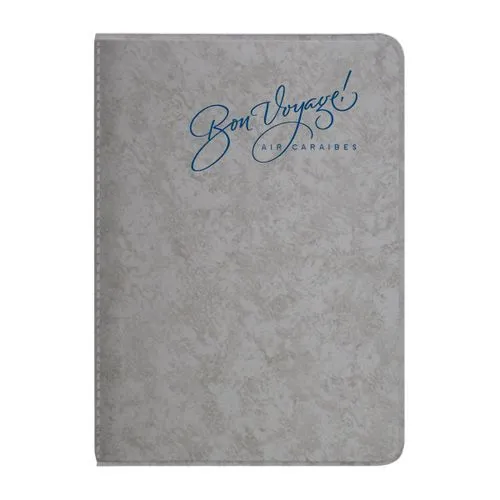 COUV. PASSEPORT PVC MARBRE