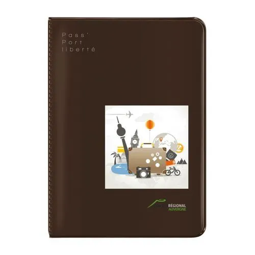 COUV. PASSEPORT PVC VERNI