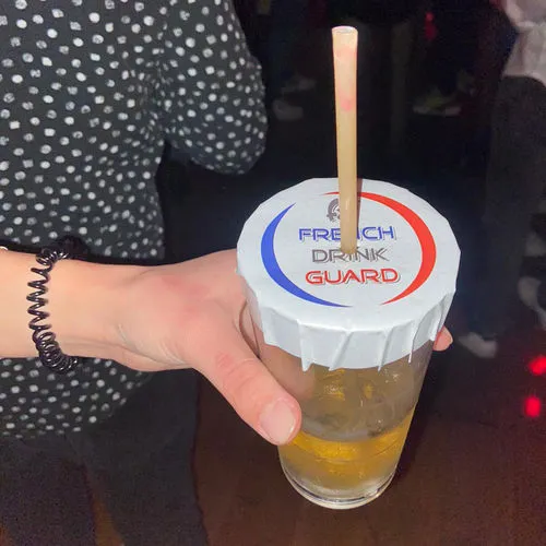 Couvercle anti-drogue FRENCH DRINK GUARD