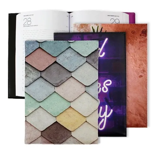 COUVERTURE AGENDA A5 EN NAPPE PERSONNALISABLE