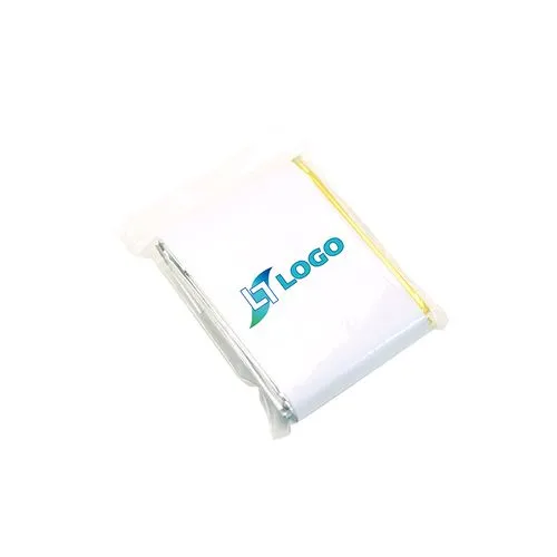 Couverture de survie 2 faces (polyéthylène (PET) / aluminium)