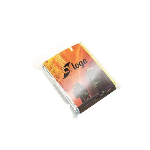 Couverture de survie 2 faces (polyéthylène (PET) / aluminium)