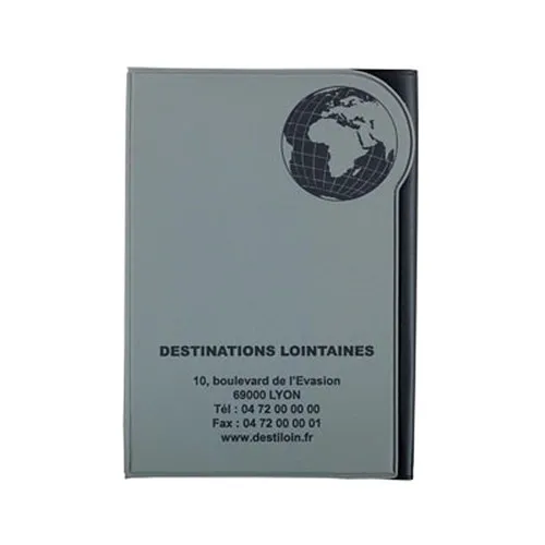 Couverture Passeport 3 Volets GLOBE - MIX Prestige & Budget