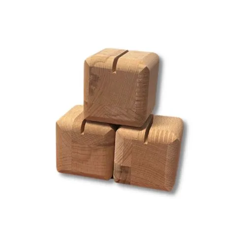 Cube en bois - QR Code