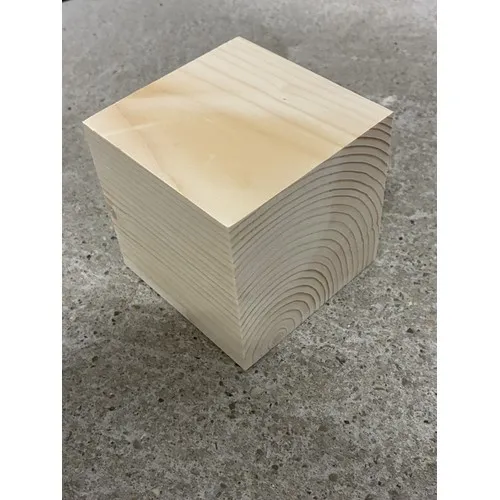 Cube en Epicéa Made in France 🇫🇷