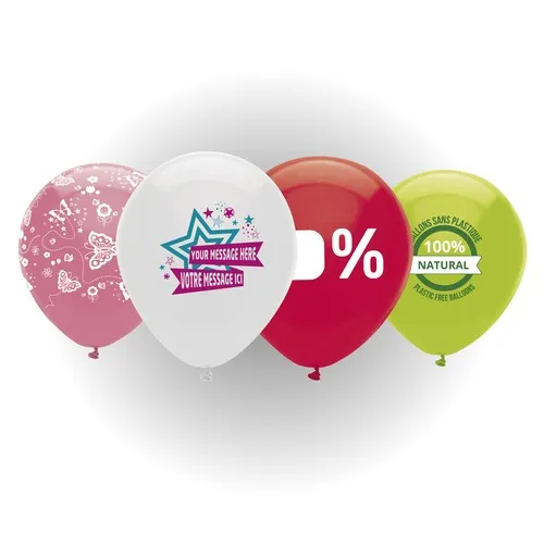 Ballons Publicitaires 35 cm Personnalisés - Sérigraphie Premium