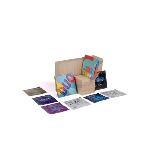 Pochette 2 Préservatifs Personnalisée - Communication Santé & Bien-être