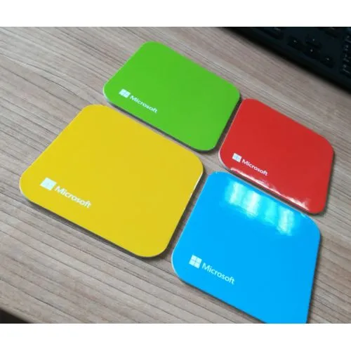 Sous-verres publicitaires double-face personnalisés - Impression premium