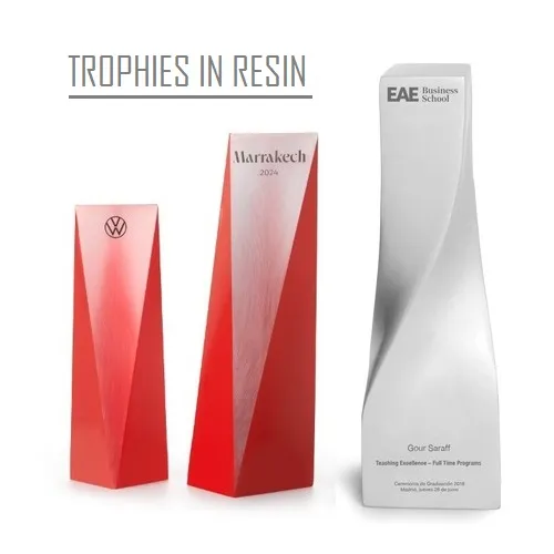 Trophée personnalisable en sérigraphie - Récompenses d'entreprise