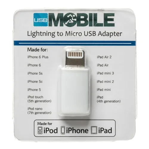 Adaptateur Lightning MFI Personnalisable - Cadeau High-Tech Entreprise