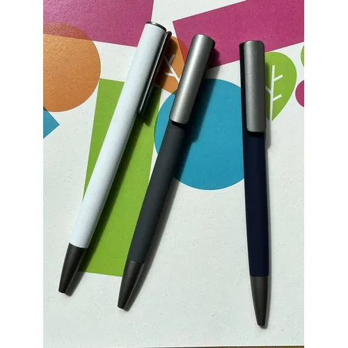 Stylo Bille Aluminium Touch Soft Personnalisable - Mécanisme Push