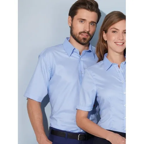 Chemise homme à manches courtes en Micro-Twill