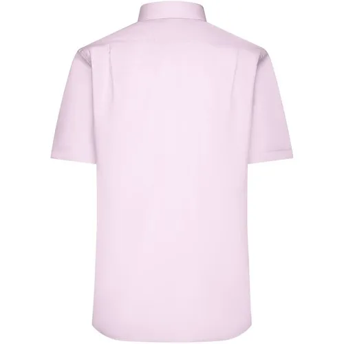 Chemise homme à manches courtes en Micro-Twill