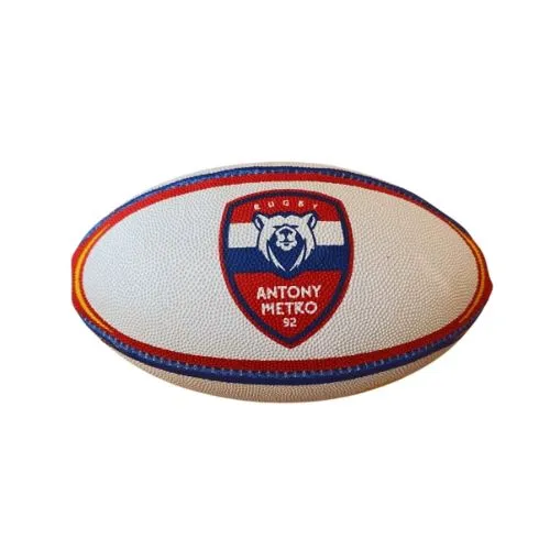 Mini-Ballon de Rugby Personnalisé en Cuir PVC Cousu Main