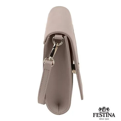 Sac à Main Femme Beige Personnalisable - Cuir Végétal Saffiano