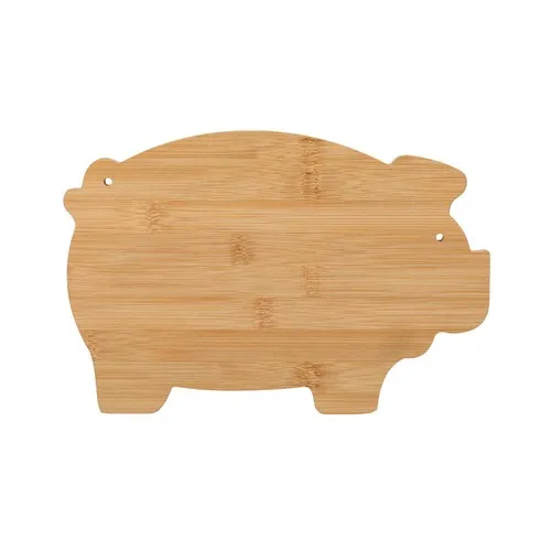 Planche à Découper Bambou Forme Cochon Personnalisable