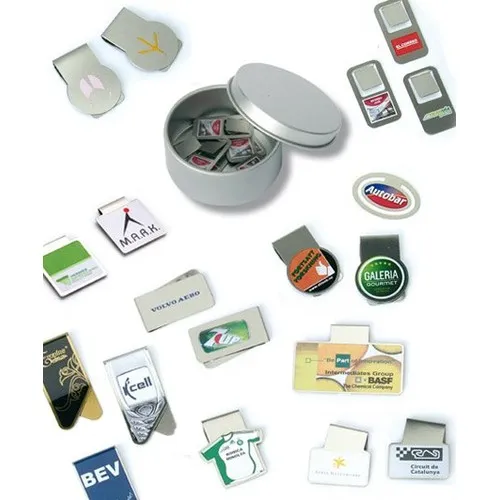 Trombones personnalisés en acier - Clips publicitaires sur mesure