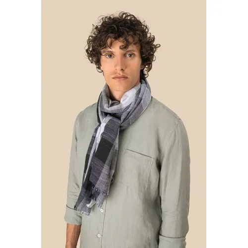 Chèche à carreaux personnalisable - Accessoire textile unisexe