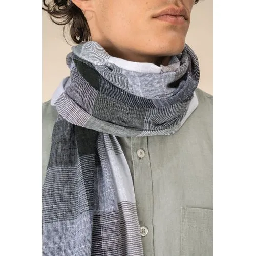 Chèche à carreaux personnalisable - Accessoire textile unisexe