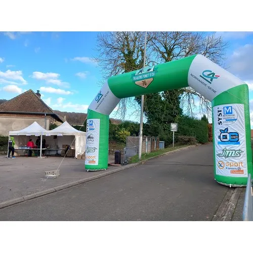 Arche Gonflable Polygone Personnalisée - Soufflerie Intégrée
