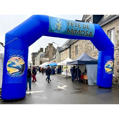 Arche Gonflable Polygone Personnalisée - Soufflerie Intégrée