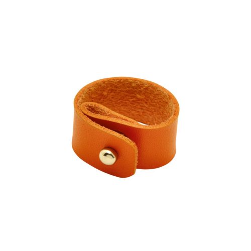Attache-câble publicitaire orange personnalisable par sérigraphie