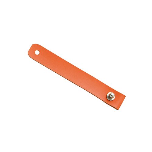 Attache-câble publicitaire orange personnalisable par sérigraphie
