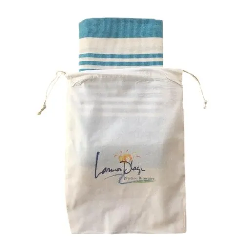 Sac Cordelette Coton 30x40 cm - Personnalisable par Sérigraphie