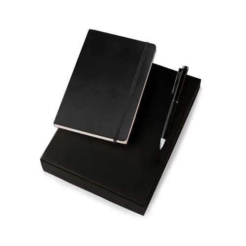Coffret Cadeau d'Entreprise Premium - Carnet A5 et Stylo Personnalisables