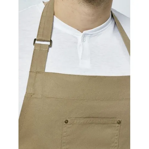 Cotton Chino Bib Apron