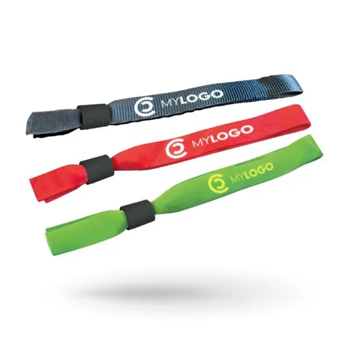 Bracelet textile sublimation + bague de serrage.