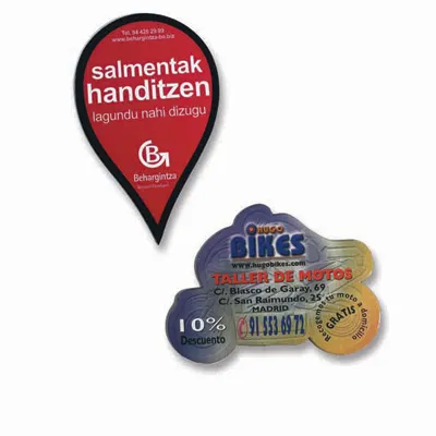 Aimants publicitaires personnalisés par sérigraphie