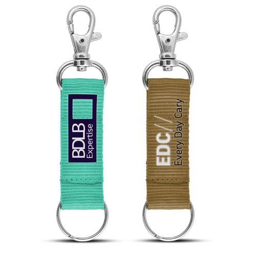 Porte-Clés Lanyard Personnalisable en Polyester avec Mousqueton
