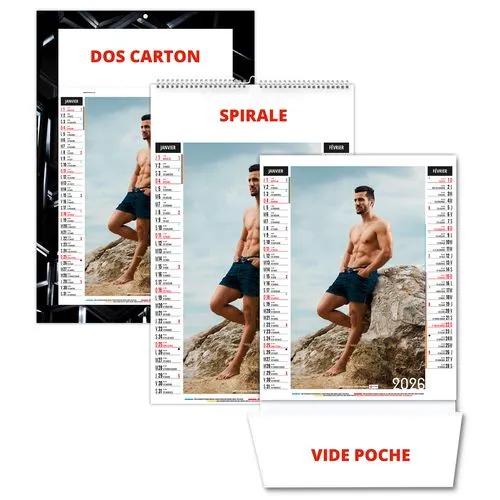 EROS 2026 - 6 FEUILLETS - BLOC SEUL SANS MARQUAGE