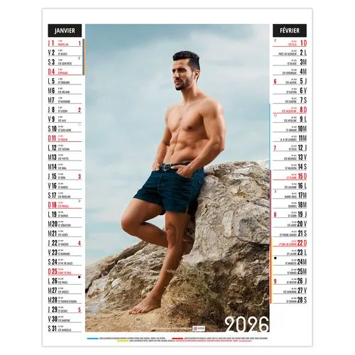 EROS 2026 - 6 FEUILLETS - BLOC SEUL SANS MARQUAGE