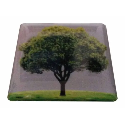 Autocollant 3D Doming Rectangulaire 50x20mm - Effet Résine Premium