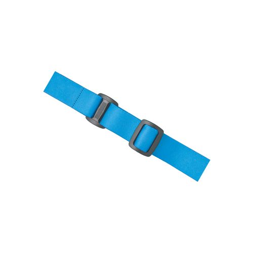 Bandeau élastique personnalisable 2,5cm pour lampe frontale 3W - Bleu