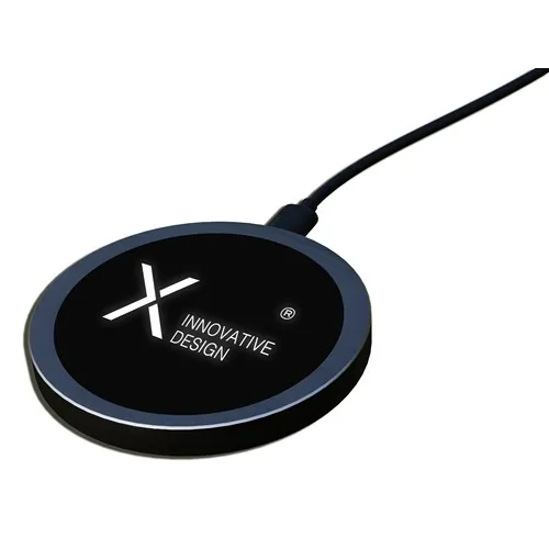 Chargeur sans fil 15W métal personnalisable - Finition premium