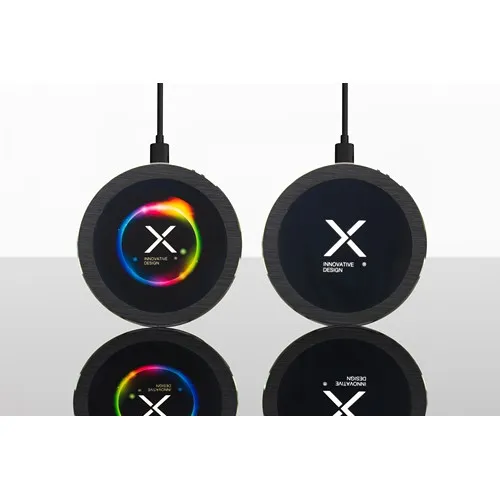 Chargeur sans fil 15W métal personnalisable - Finition premium