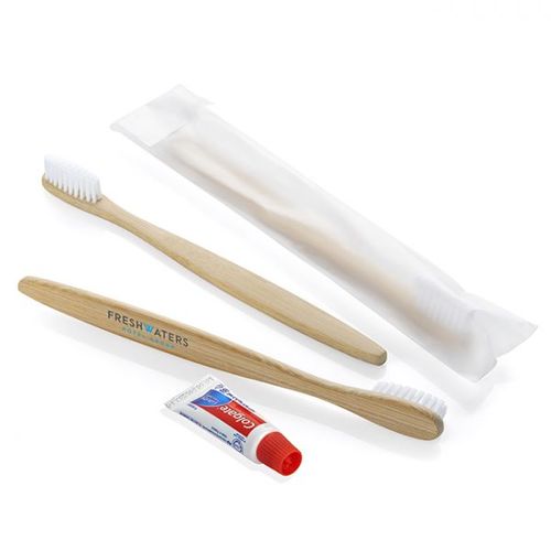 Brosse à Dents Bambou Personnalisable 18cm - Dès 100 ex.