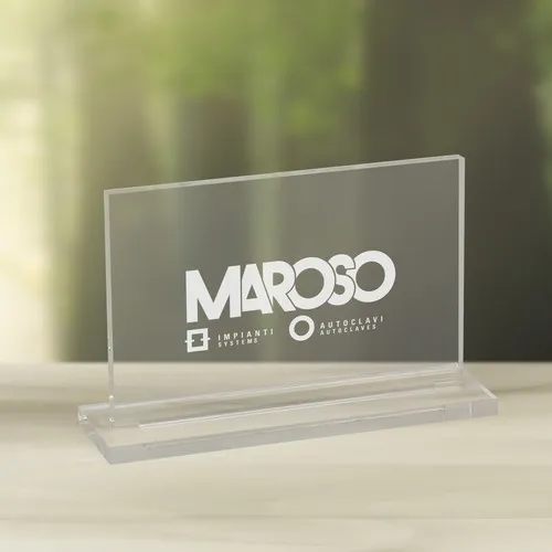 Trophée Plexiglass Personnalisable - Gravure et Impression sur Mesure