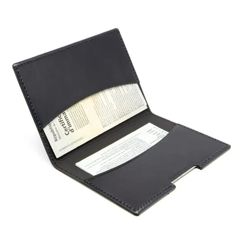 PORTE-PASSEPORT / CARTE GRISE / ASSURANCE EN CUIR VERITABLE NOIR - MADE IN EUROPE