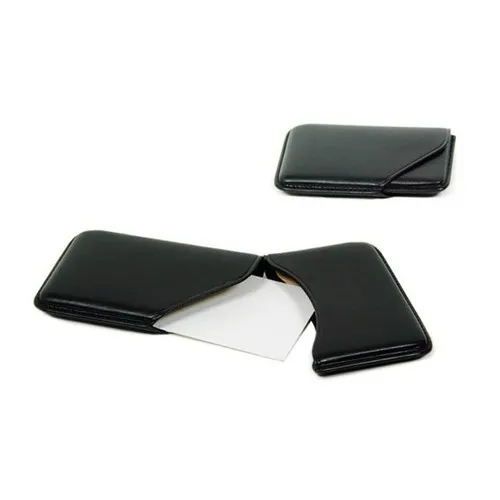 Porte-cartes en cuir personnalisable - 10x7 cm