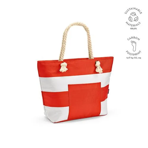 Sac isotherme Athens 15L rPET, poches et poignées coton