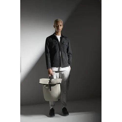 Sac à Dos avec Rabat Enroulable Roll-Top en Polyuréthane mat