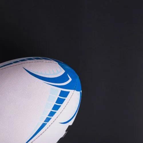 Ballon de Rugby Personnalisé Cousu Main - Cuir PVC Rubber T5