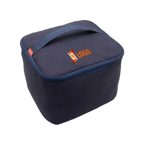 Sac à bento isotherme 'Sendai', polycoton bleu nuit