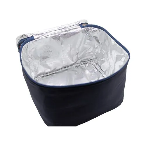 Sac à bento isotherme 'Sendai', polycoton bleu nuit