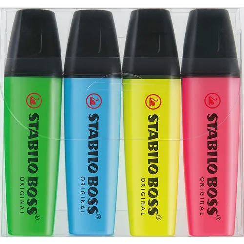 Surligneur tube fluorescent personnalisable - Encre anti-dessèchement