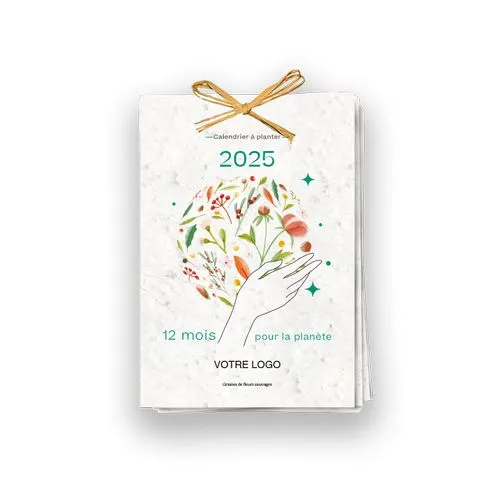 Calendrier à Planter Personnalisé - 13 Mois de Graines à Semer